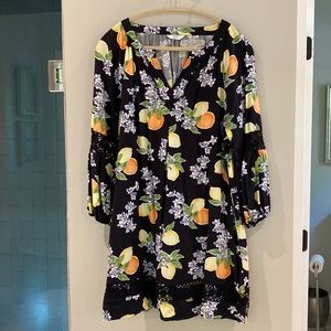 Crown & Ivy Dress.  Large, Knee/Above Knee, Black